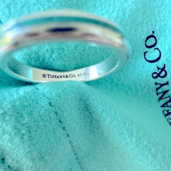 Tiffany & Co. blue enamel ring - Picture 3 of 4